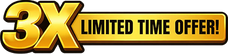 3X tickets limited time